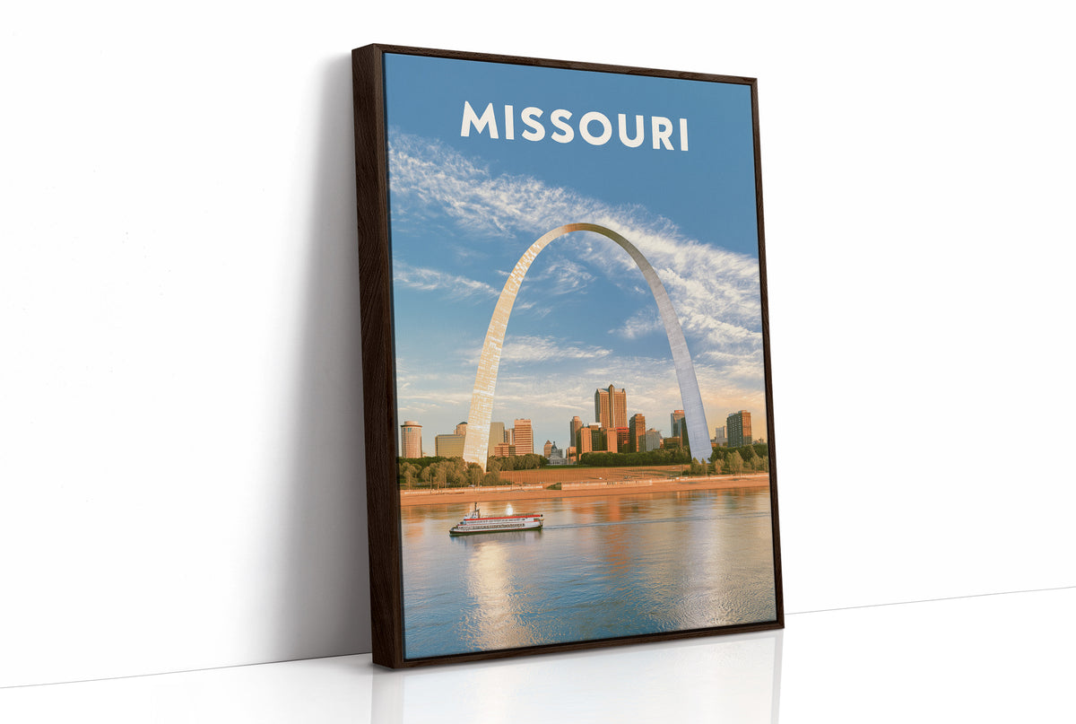 Gateway Arch River Golden Hour