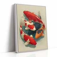 Four Koi, One Unhurried Circle