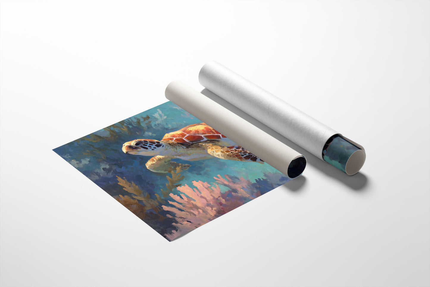 Ancient Voyager Through Turquoise Depths