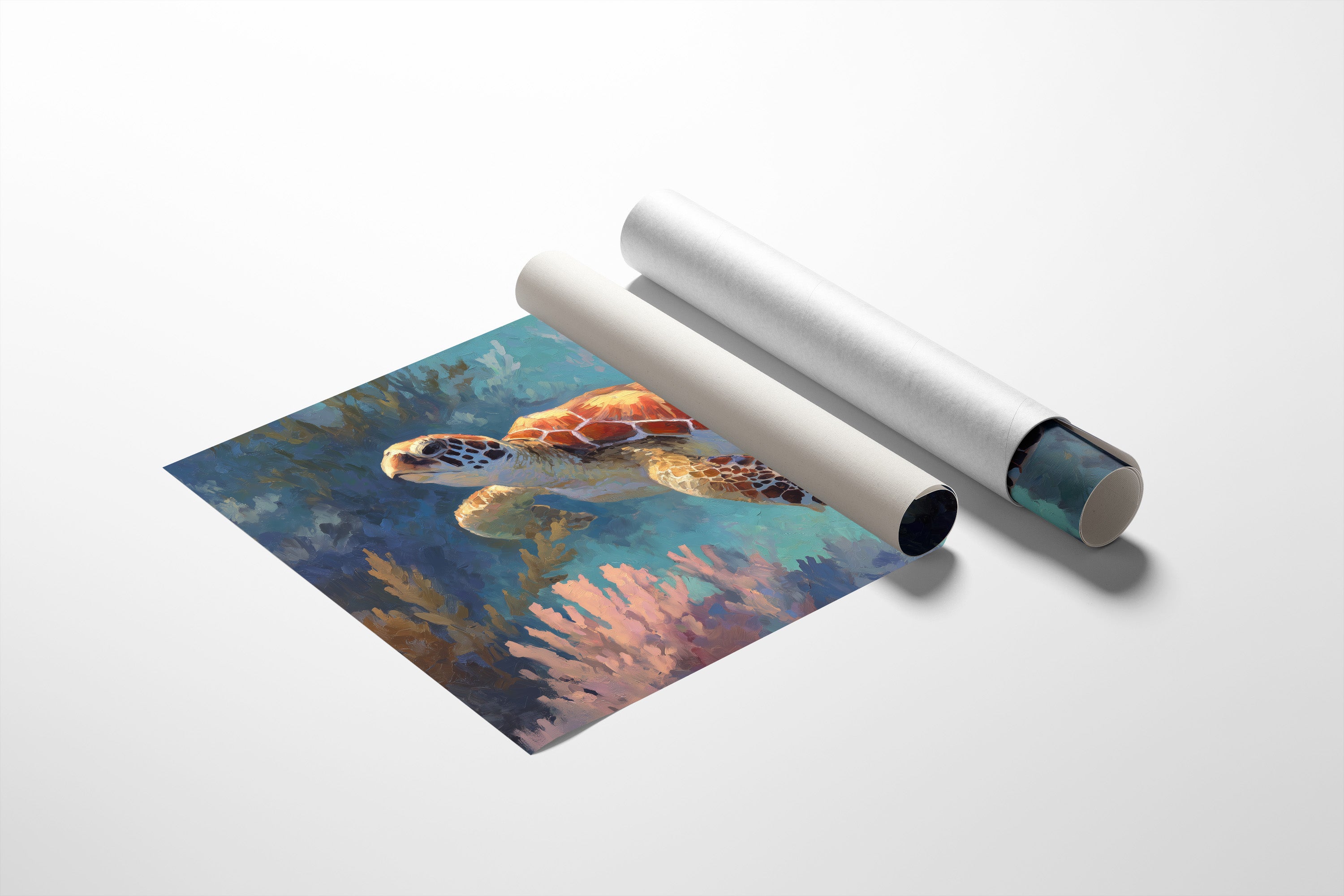 Ancient Voyager Through Turquoise Depths