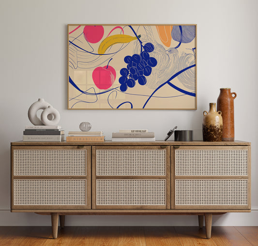 Summer Fruits Dance In Cream Light