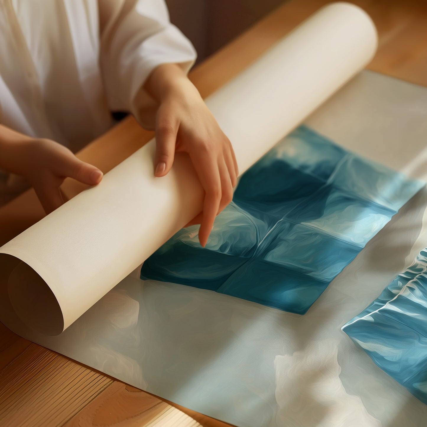 Aqua Memory Framed In Time