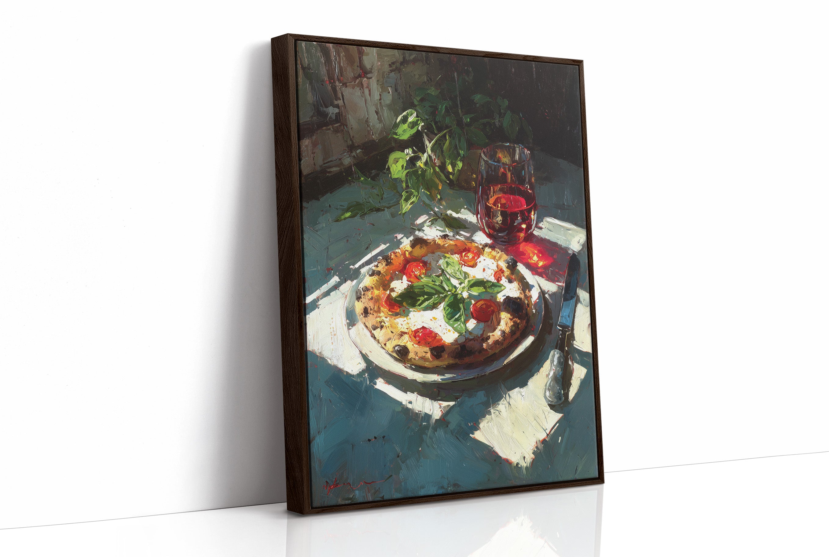 Pizza in Candlelight