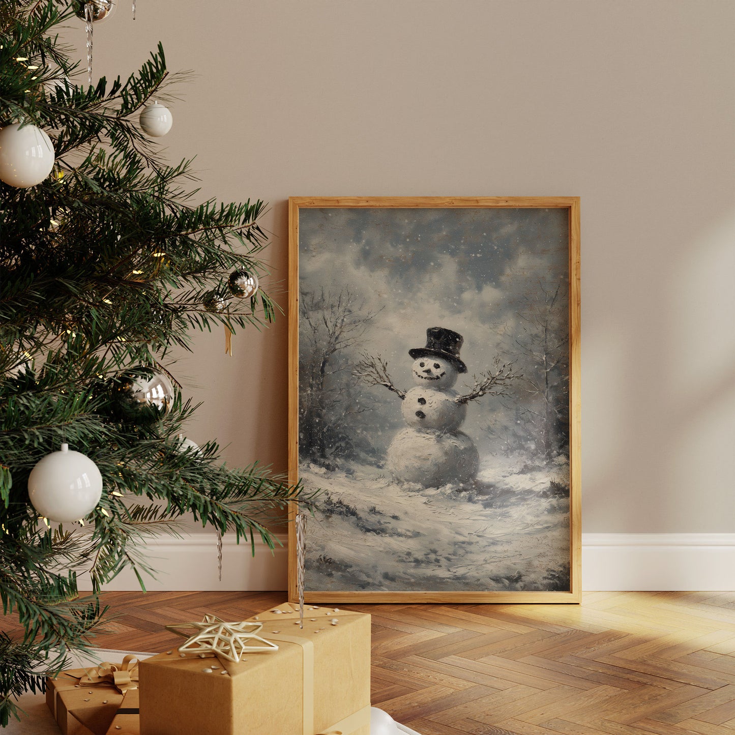 Winter's Tale In Gentle Gray