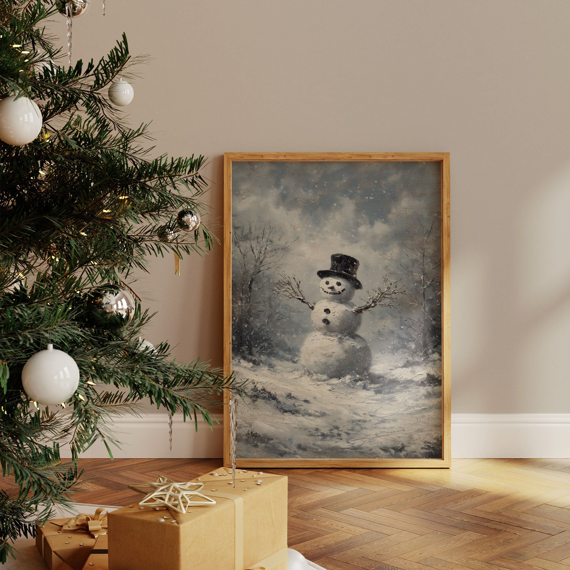 Winter's Tale In Gentle Gray