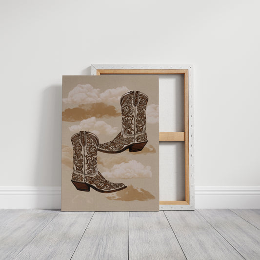 Boots Tell Tales Of Prairie Wind