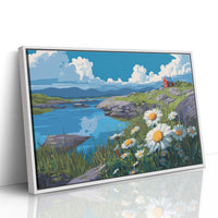 Daisies Dance Above Northern Waters