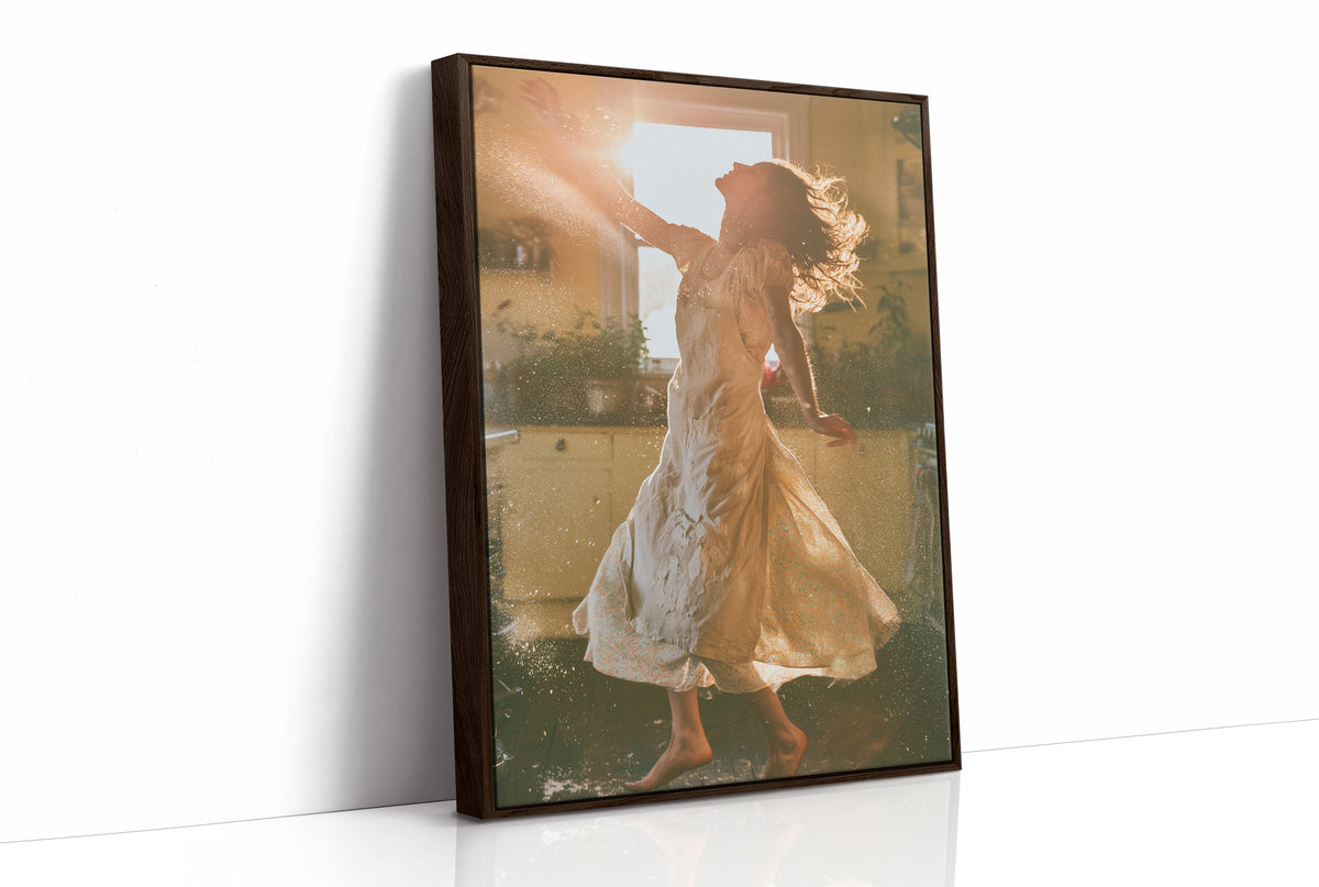 Sunlit Kitchen Twirl Joy
