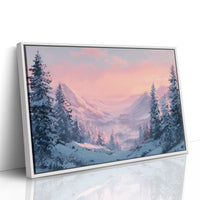 Snow Peaks Blush At Dawn