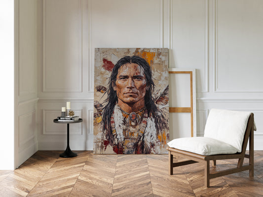 Spirit of the Plains Warrior Portrait