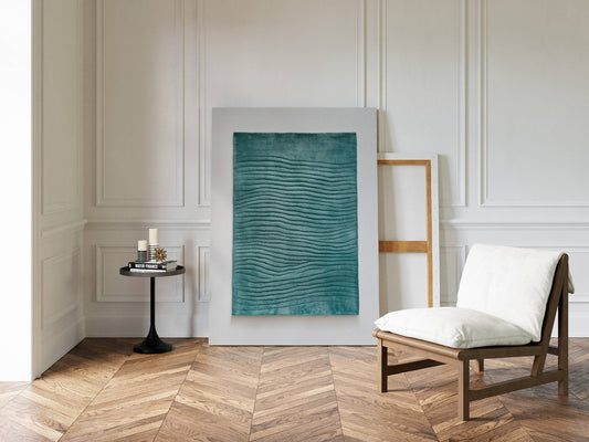 Tidal Rhythms In Seafoam Green