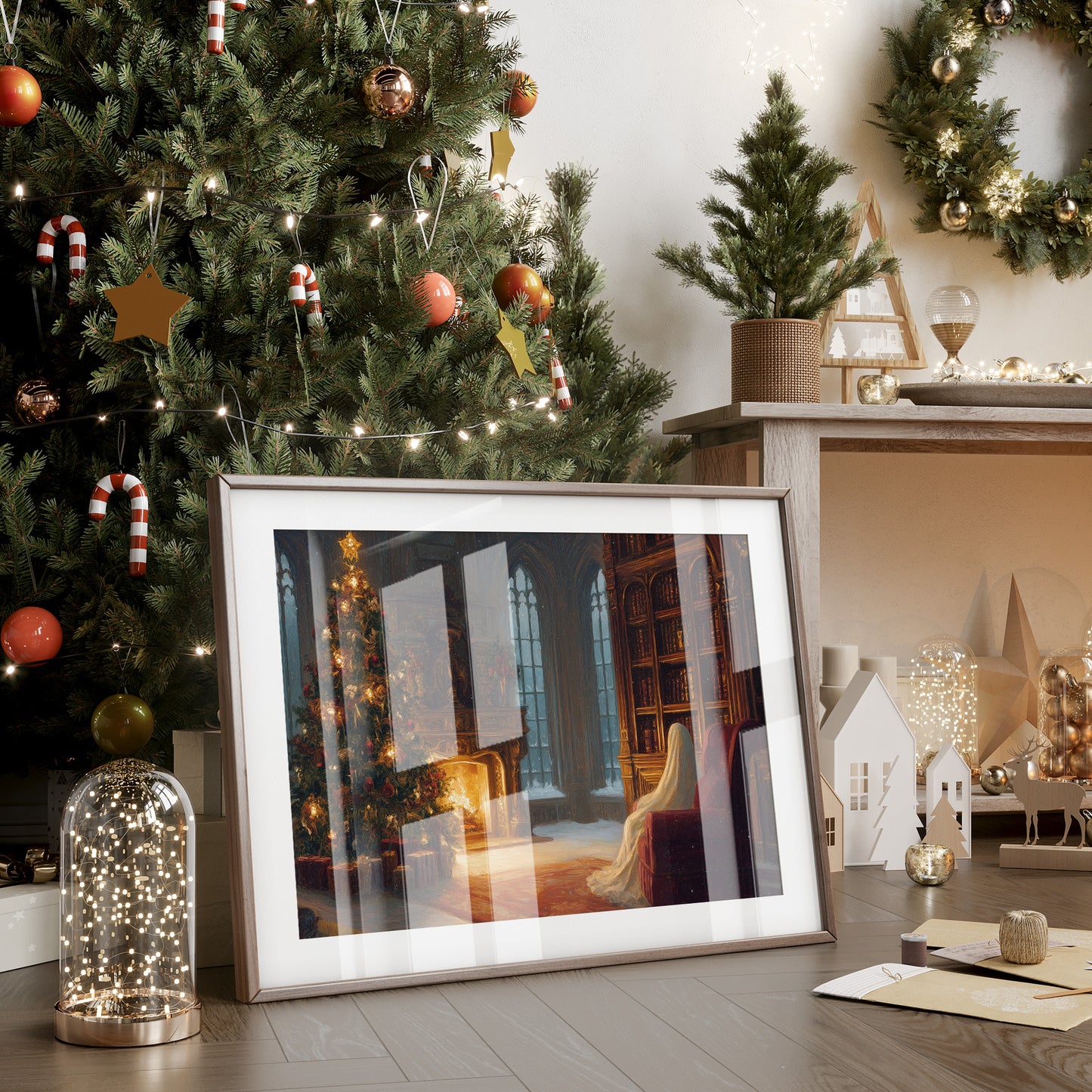 Silent Night In The Library Castle