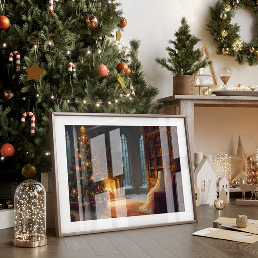 Silent Night In The Library Castle