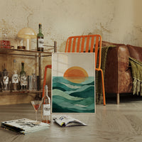 When Waves Embrace the Horizon