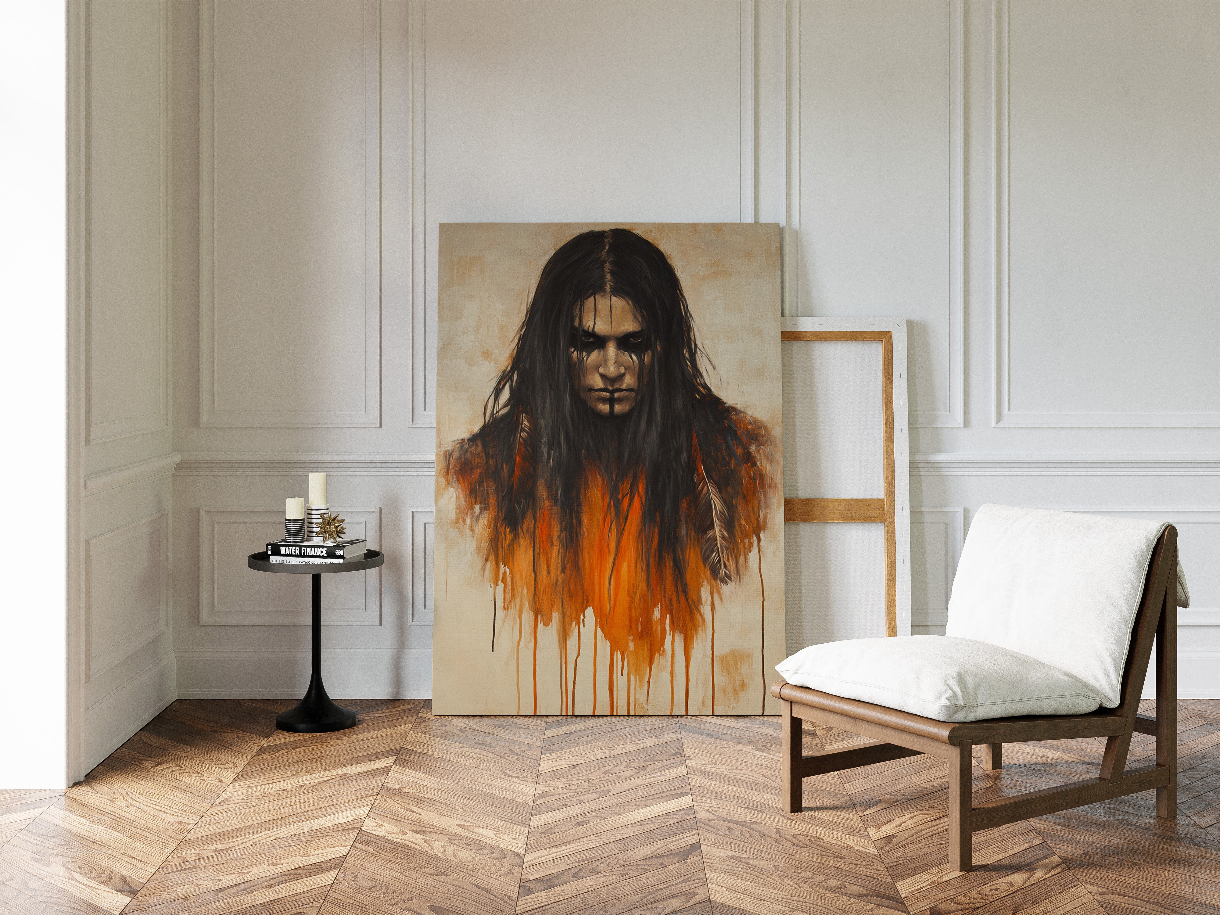 Ember Stare Warrior Portrait