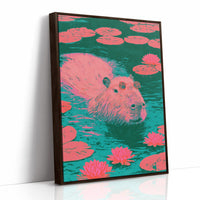 Capybara Lily Pond Chill