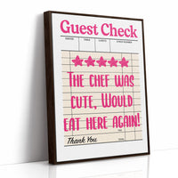 Five Stars, The Chef Was Cute