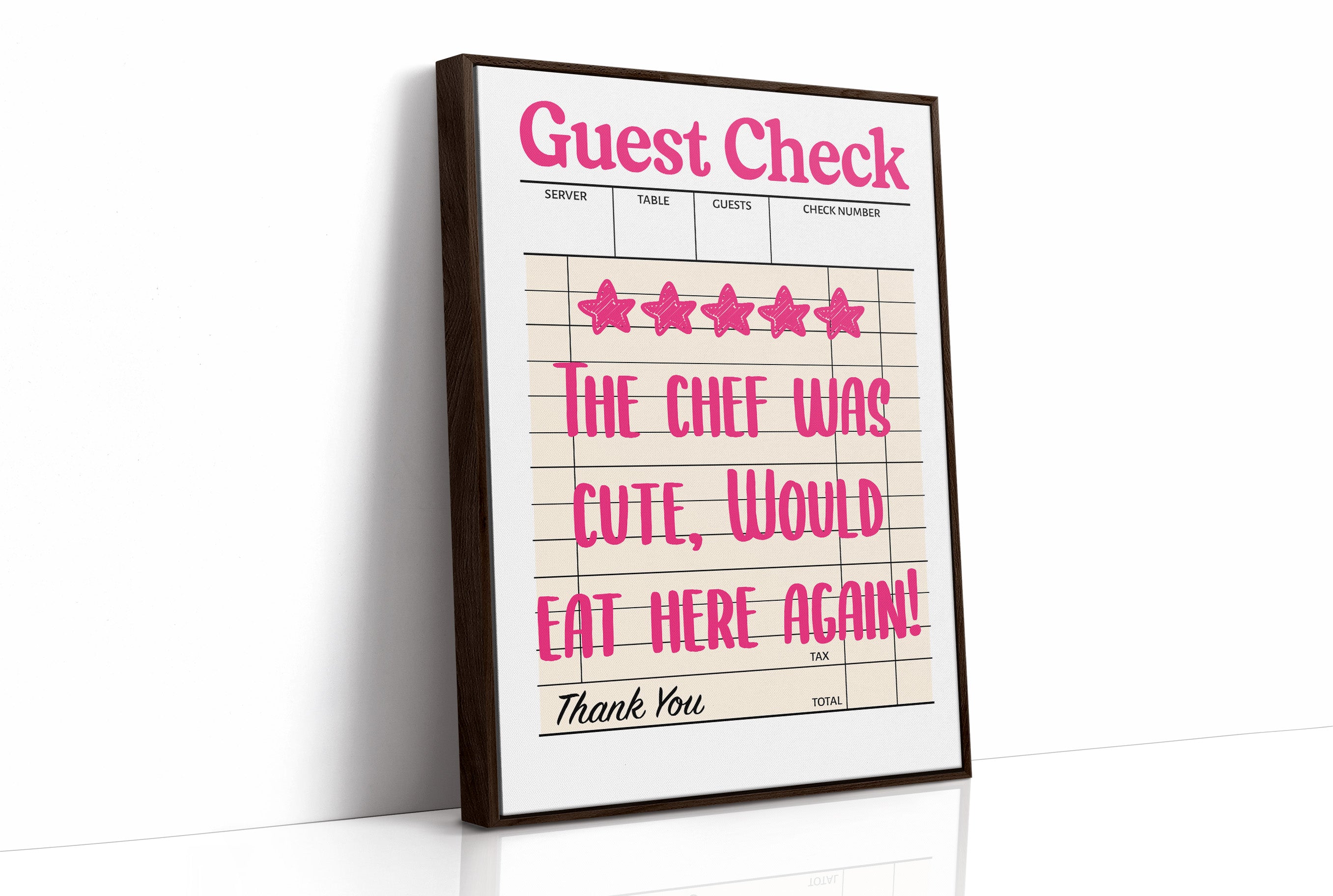 Five Stars, The Chef Was Cute