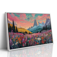 Alpine Meadows Catch Fire At Dawn