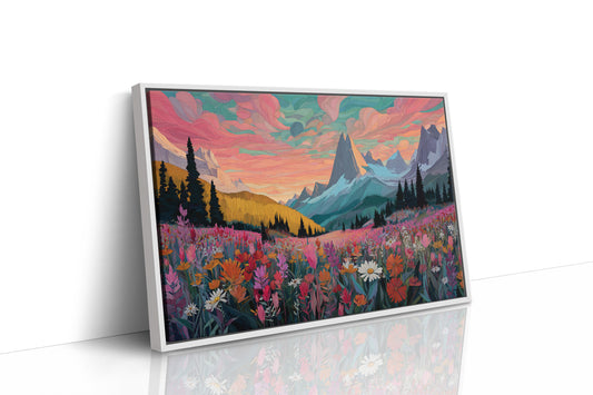 Alpine Meadows Catch Fire At Dawn