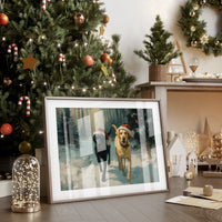 Winter Companions Share Forest Adventures