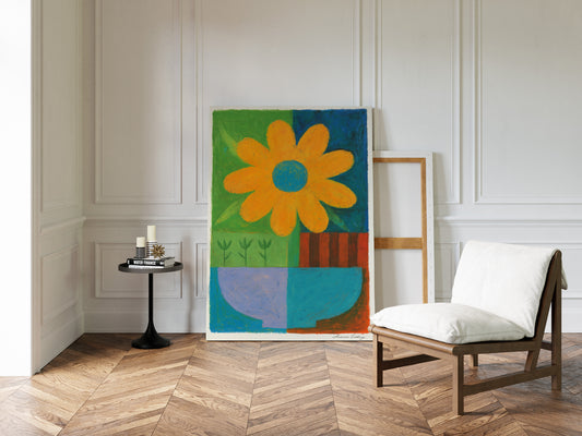 Summer Daisy Plays With Color