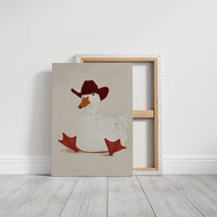 Ranch Duck Wears Boots With Pride