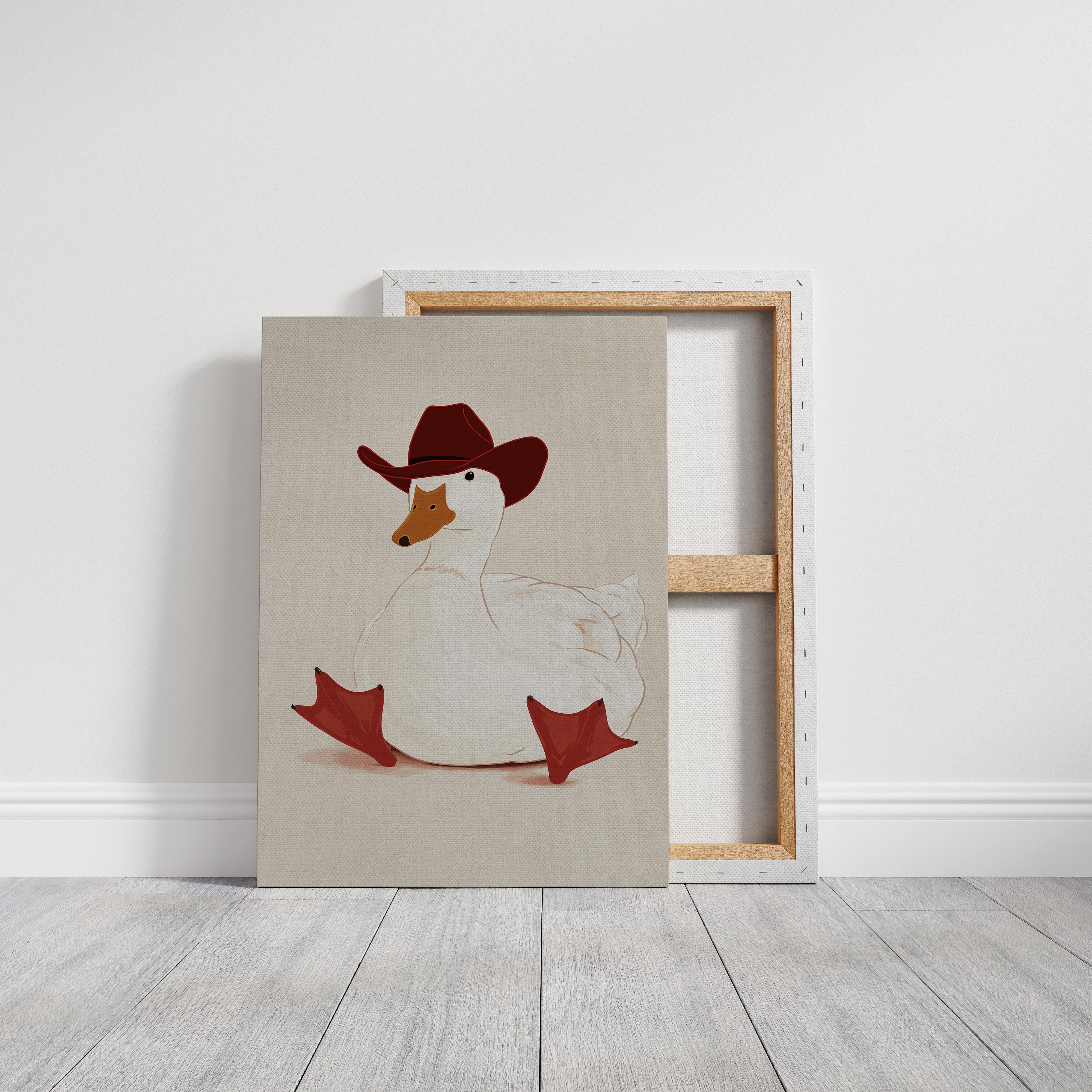 Ranch Duck Wears Boots With Pride