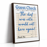 The Chef Was Cute, Blue Diner Edition