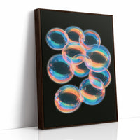 Iridescent Bubble Cluster Glow