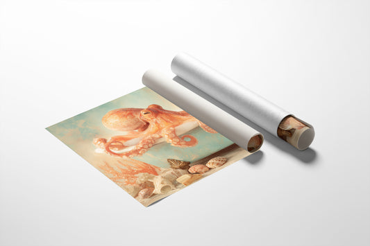 Tentacles Drift In Coral Daydream