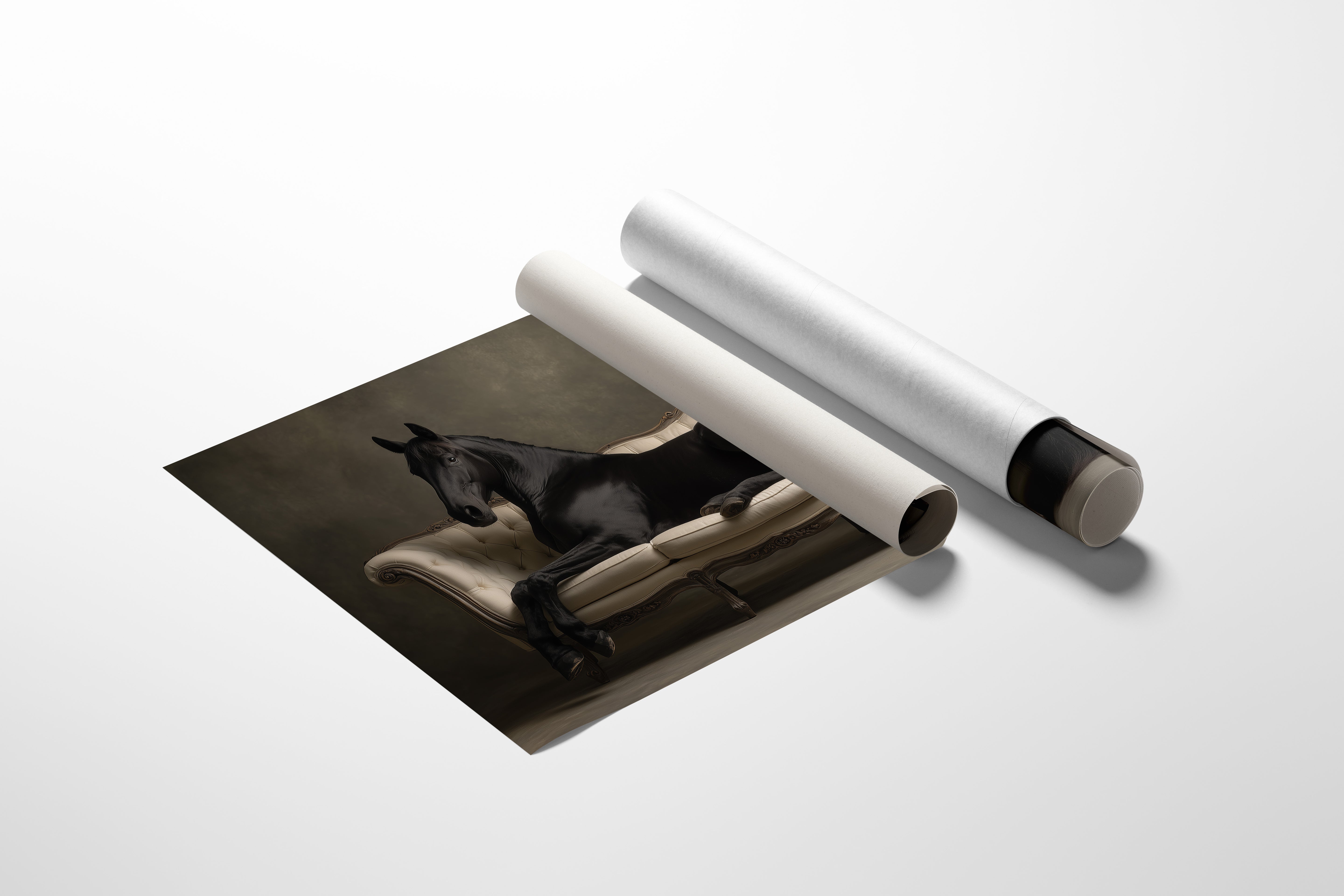 Midnight Elegance Reclined