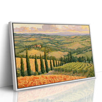 Cypress Road Through Tuscany