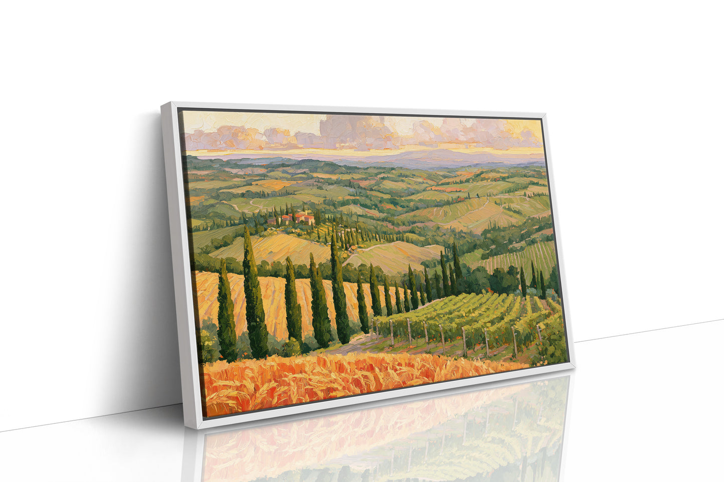Cypress Road Through Tuscany