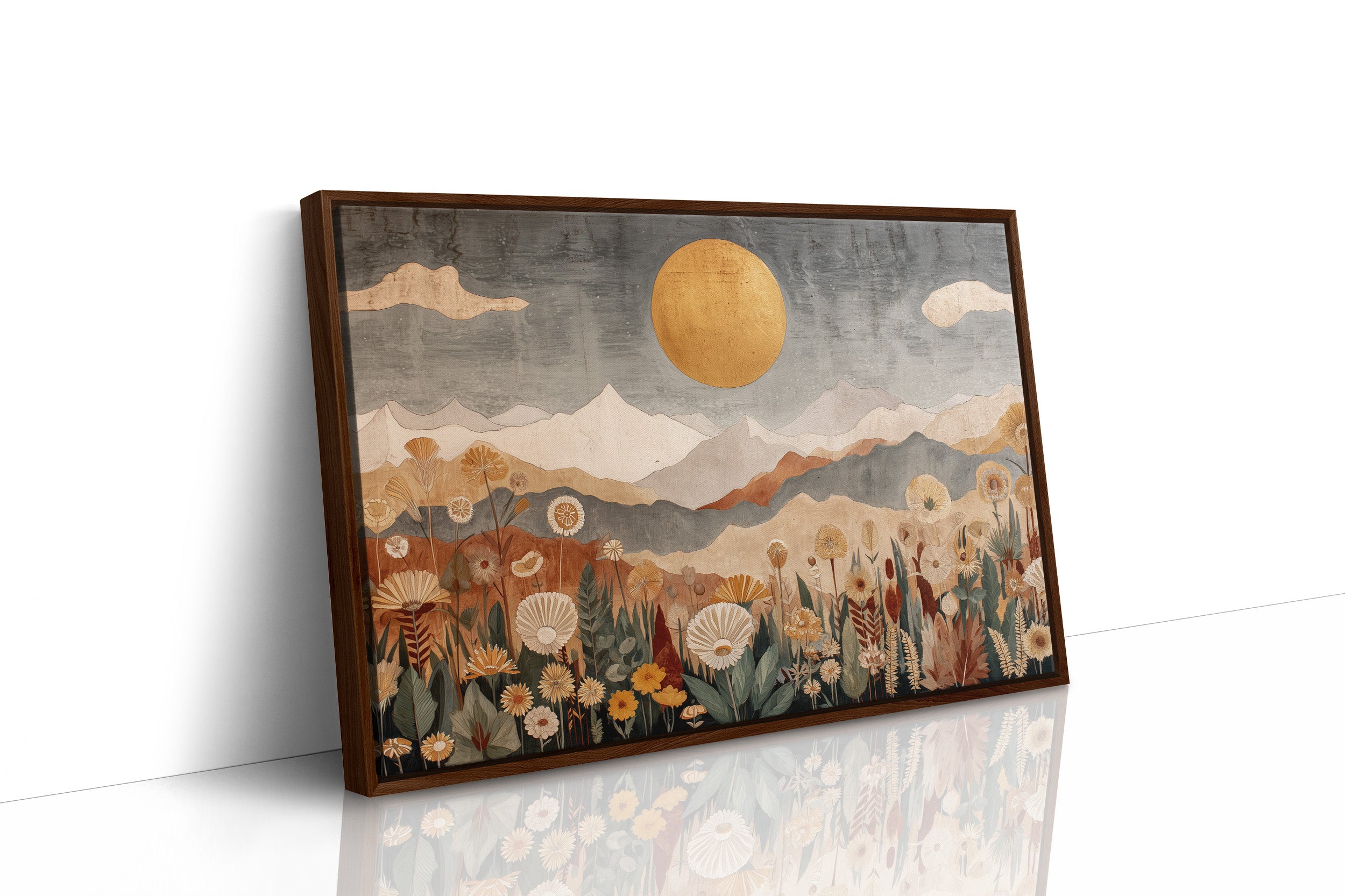 Golden Sun Over Quiet Peaks