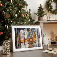 Frosted Gingerbread Glows At Midnight