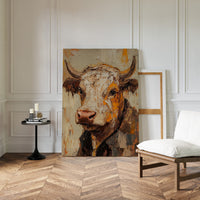 Rustic Longhorn with Painted Soul