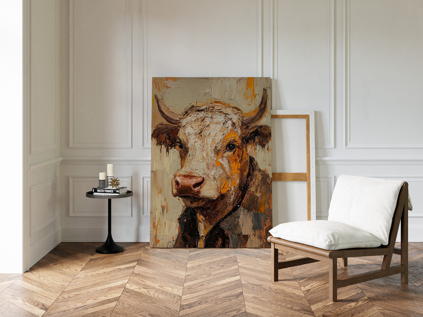 Rustic Longhorn with Painted Soul