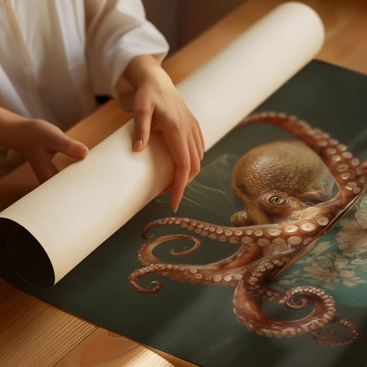 Tentacles Curl Through Teacup Surrealism