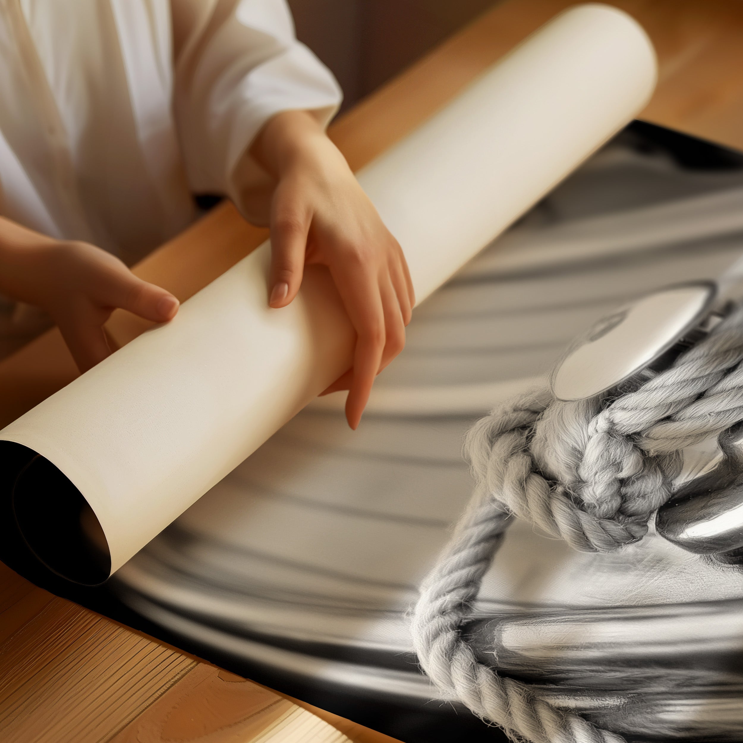 Nautical Whispers in Monochrome