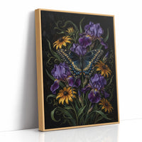 Swallowtail in the Iris Bed