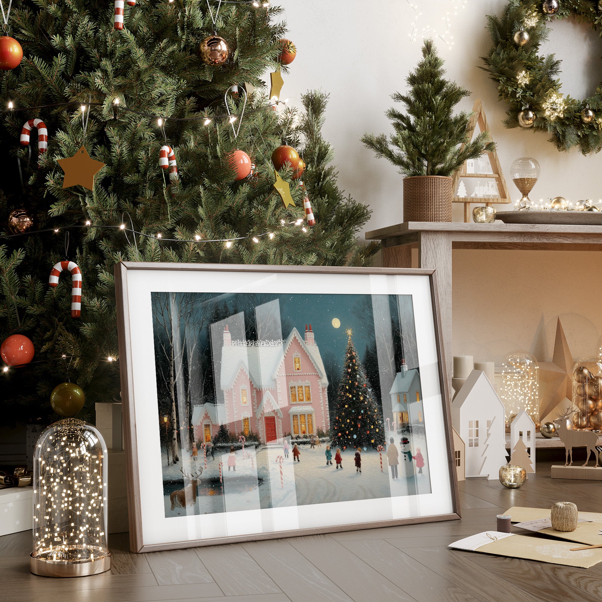 Pink Victorian Hosts Moonlit Skating Party