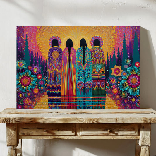 Sacred Garden Sings Through Stained Glass