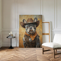 Sheriff Bulldog with a Badge and Attitude