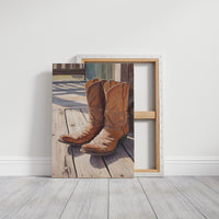 Leather Stories Rest On Sunlit Porch