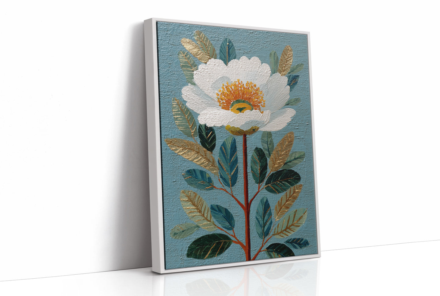 One White Flower, Perfectly Placed