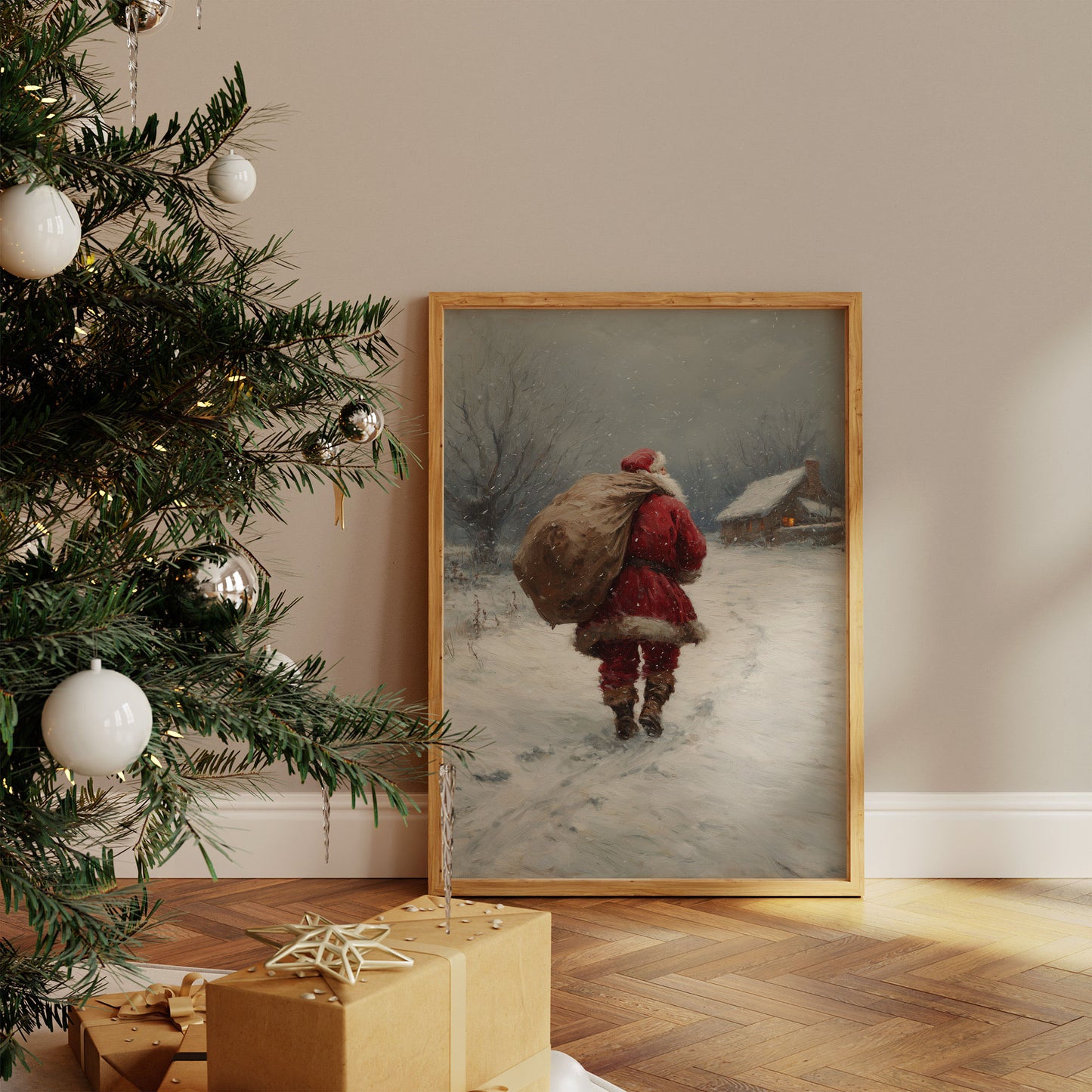 Snow Falls Soft On Christmas Eve