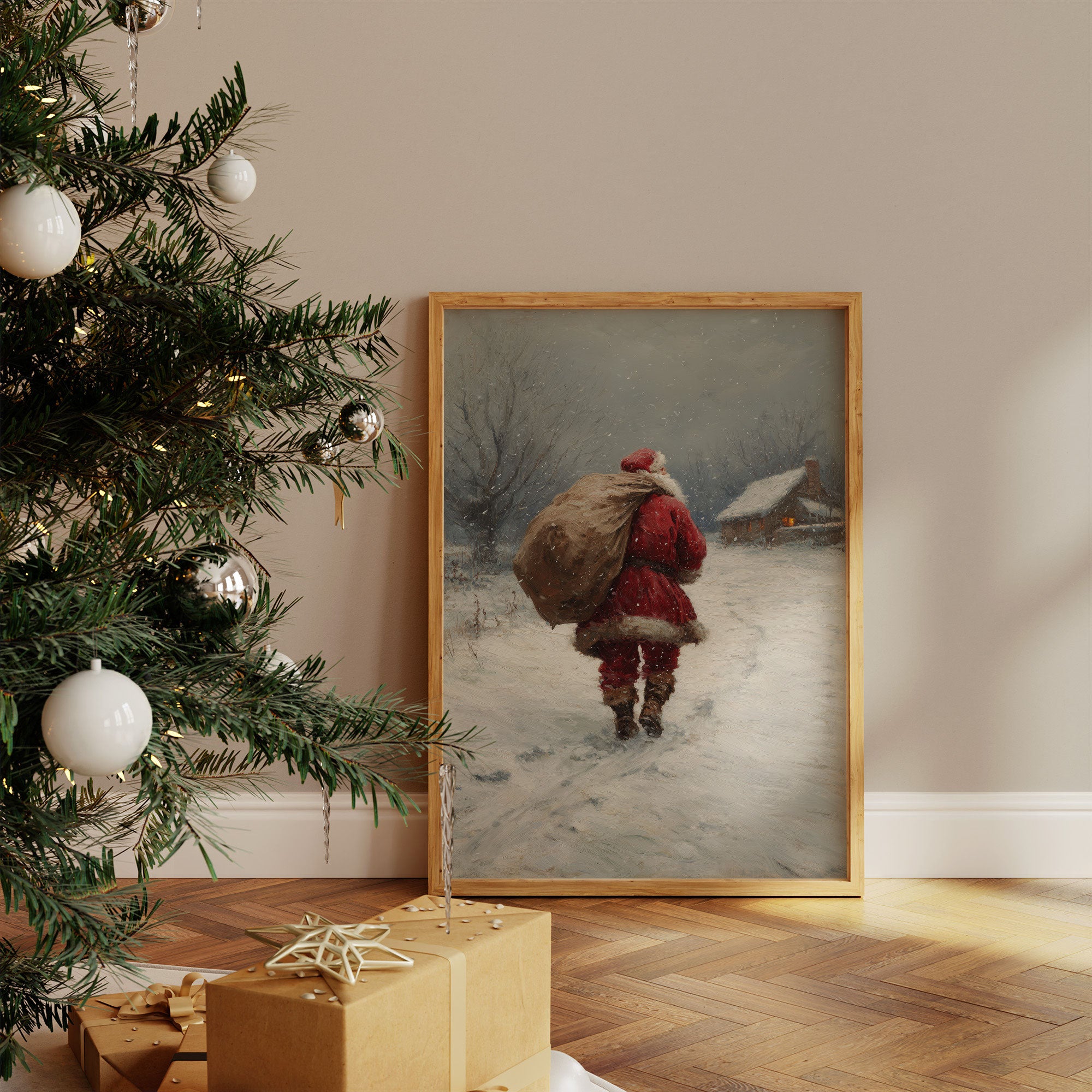 Snow Falls Soft On Christmas Eve