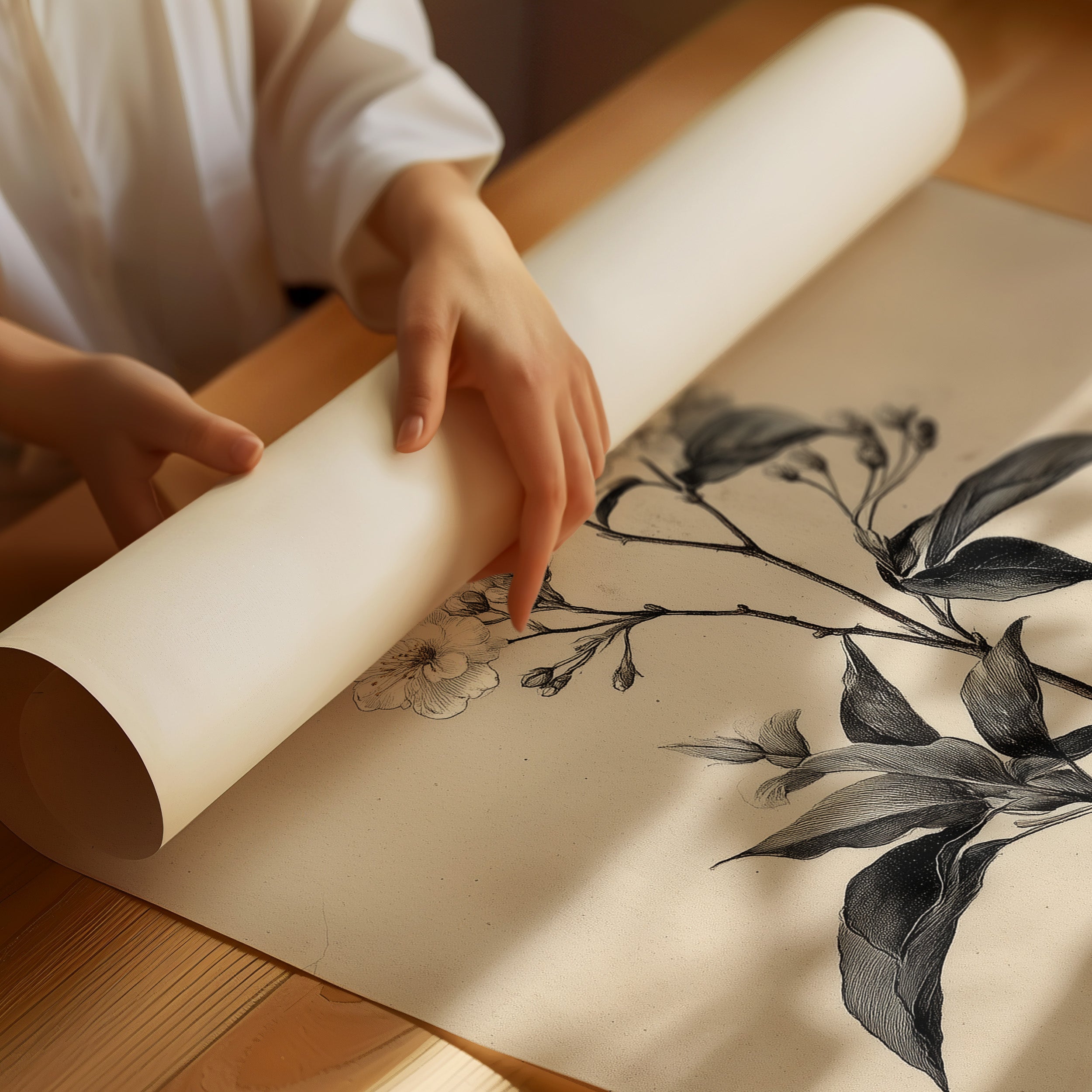 Drawn the Morning It Bloomed