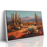 Copper Light Bathes Desert Giants
